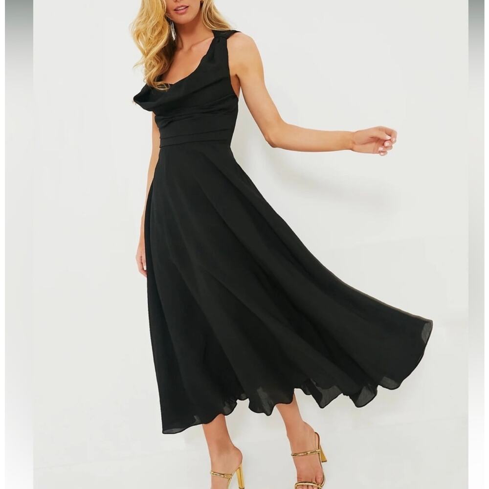 Gul Hurgel Black Hailey Maxi Dress NWT Size XS
